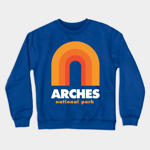 Arches National Park Crewneck Sweatshirt by PodDesignShop